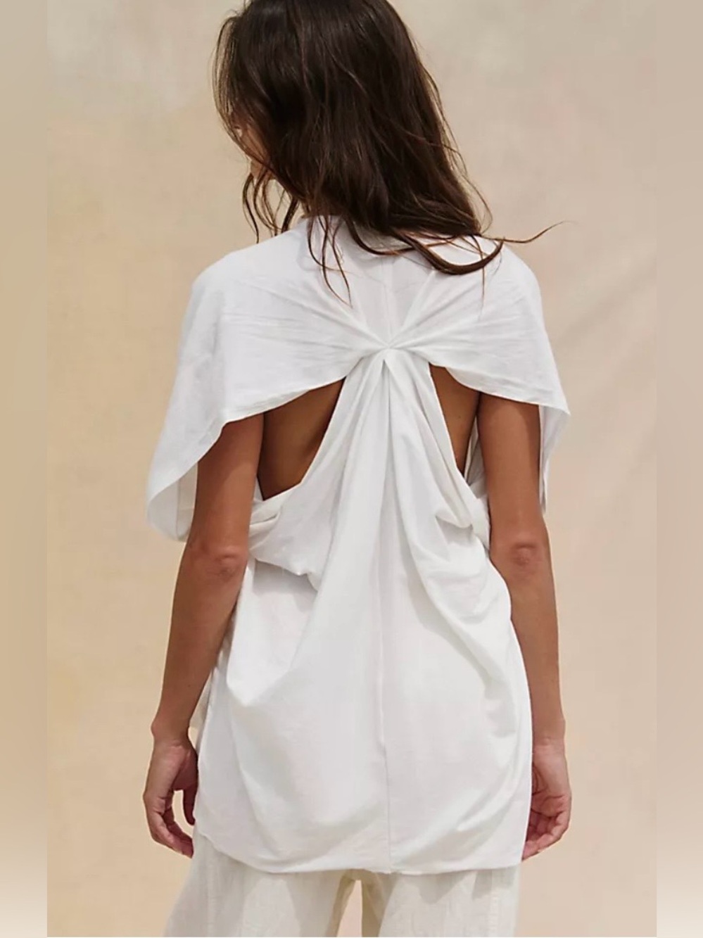 NWT Free People free-est Kaiya Top Ivory size Large - Picture 2 of 6